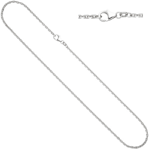 Preview: Ankerkette 925 Silber 2 mm 45 cm Halskette Kette Silberkette Karabiner