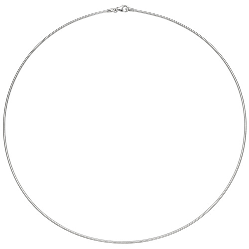 Halsreif 585 Weißgold 1,1 mm 50 cm Gold Kette Halskette Weißgoldhalsreif