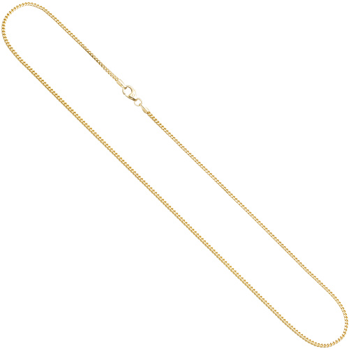 Bingokette 585 Gelbgold 1,2 mm 42 cm Gold Kette Halskette Goldkette Karabiner