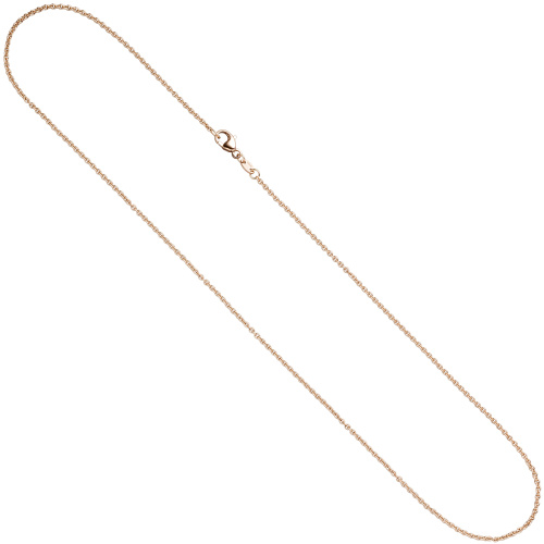 Ankerkette 585 Rotgold 1,5 mm 42 cm Gold Kette Halskette Rotgoldkette Karabiner