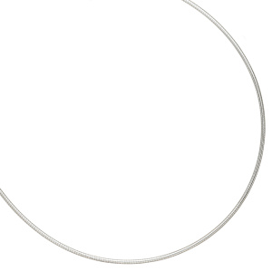 Preview: Halsreif 925 Sterling Silber 1,5 mm 45 cm Kette Halskette Silberhalsreif