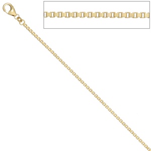 Venezianerkette 585 Gelbgold diamantiert 1,8 mm 60 cm Gold Kette Goldkette