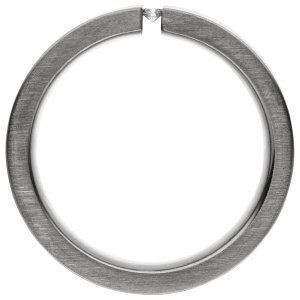 Damen Ring Titan matt 1 Diamant Brillant 0,03ct.