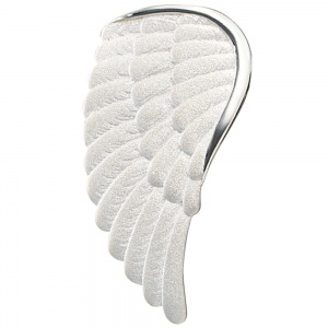 Anhänger Flügel Engelsflügel 925 Sterling Silber matt mattiert