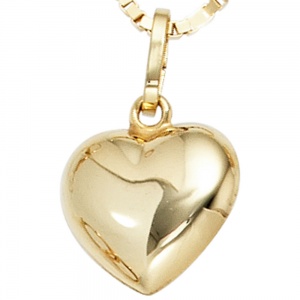 Anhänger Herz 333 Gold Gelbgold Herzanhänger