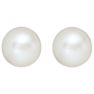 Preview: Ohrstecker 925 Sterling Silber 2 Süßwasser Perlen Ohrringe Perlenohrstecker