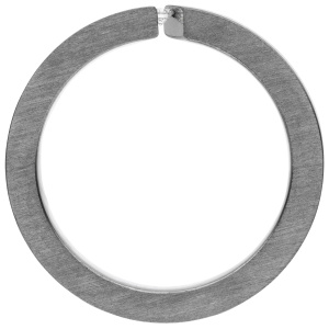 Preview: Damen Ring Edelstahl mattiert 1 Diamant Brillant 0,03ct.