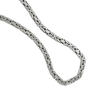 Königskette 925 Silber 7,2 mm 50 cm Karabiner Halskette Kette Silberkette