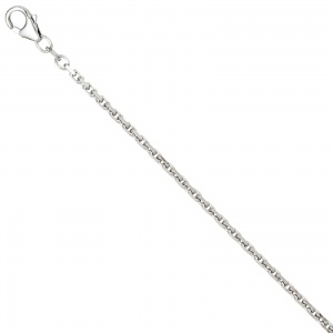 Ankerkette 925 Silber 2 mm 70 cm Halskette Kette Silberkette Karabiner