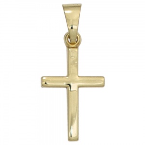 Anhänger Kreuz 333 Gold Gelbgold Kreuzanhänger Goldkreuz