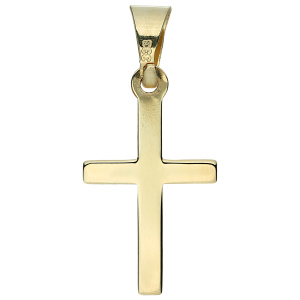 Preview: Anhänger Kreuz 333 Gold Gelbgold Kreuzanhänger Goldkreuz