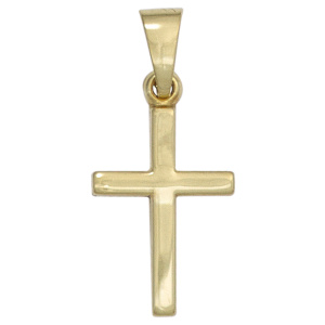 Preview: Anhänger Kreuz 333 Gold Gelbgold Kreuzanhänger Goldkreuz