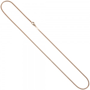 Bingokette 585 Rotgold 1,5 mm 50 cm Gold Kette Halskette Rotgoldkette Karabiner