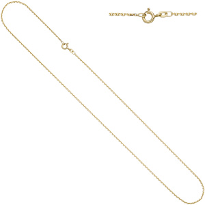 Ankerkette 585 Gelbgold 1,9 mm 45 cm Gold Kette Halskette Goldkette Federring
