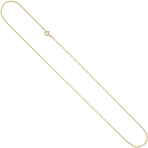 Ankerkette 585 Gelbgold 1,9 mm 45 cm Gold Kette Halskette Goldkette Federring