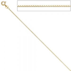 Venezianerkette 333 Gelbgold 1,0 mm 42 cm Gold Kette Halskette Goldkette