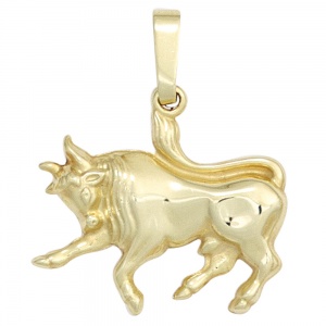 Anhänger Sternzeichen Stier 333 Gold Gelbgold Sternzeichenanhänger