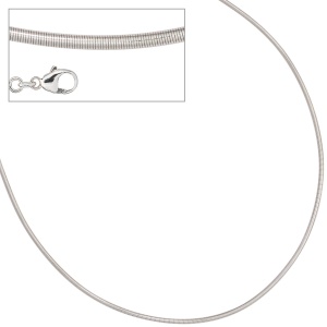 Halsreif 925 Sterling Silber 2 mm 45 cm Kette Halskette Silberhalsreif