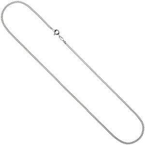 Panzerkette 925 Sterling Silber 1,7 mm 36 cm Halskette Kette Silberkette