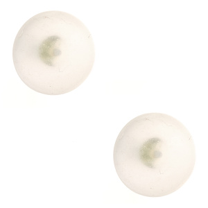 Preview: Ohrstecker rund 925 Sterling Silber 2 Bergkristalle Ohrringe