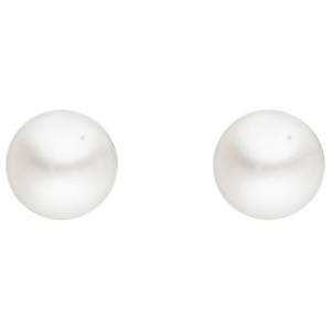 Preview: Ohrstecker 925 Sterling Silber 2 Süßwasser Perlen Ohrringe Perlenohrstecker