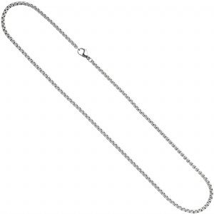 Venezianerkette Edelstahl 3 mm 60 cm Kette Halskette Karabiner