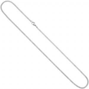 Panzerkette Edelstahl 2 mm 42 cm Kette Halskette Karabiner