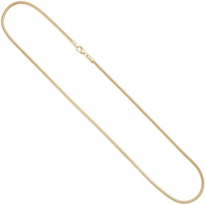 Schlangenkette aus 333 Gelbgold 2,4 mm 50 cm Gold Kette Halskette Goldkette