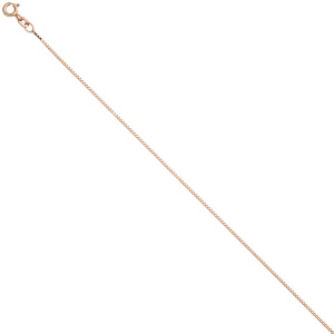 Venezianerkette 925 Silber rotgold vergoldet 0,8 mm 42 cm Kette Halskette