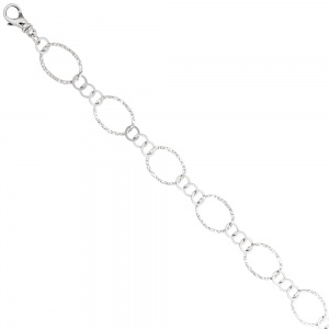 Halskette Kette 925 Sterling Silber 80 cm Silberkette Karabiner