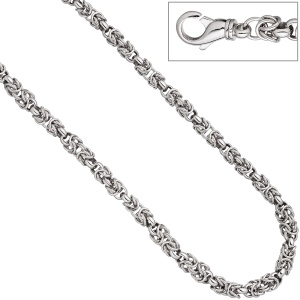 Halskette Kette 925 Sterling Silber 50 cm Silberkette Karabiner