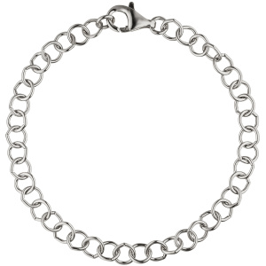 Rundankerarmband 925 Sterling Silber 19 cm Armband Silberarmband Ankerarmband