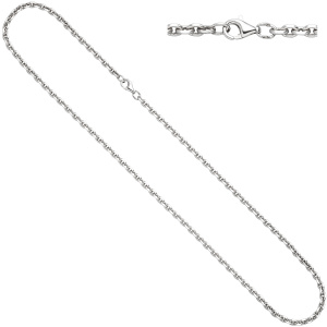 Ankerkette 925 Silber diamantiert 3,4 mm 50 cm Kette Halskette Silberkette