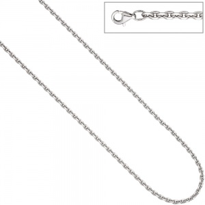 Ankerkette 925 Silber diamantiert 3,4 mm 55 cm Kette Halskette Silberkette