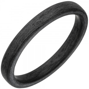 Partner Ring aus Carbon schwarz Partnerring Carbonring