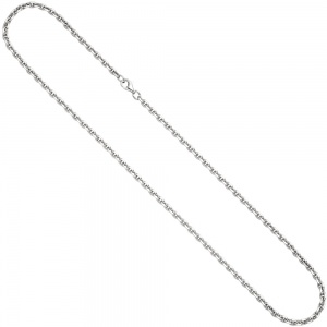 Ankerkette 925 Silber diamantiert 3,9 mm 55 cm Kette Halskette Silberkette