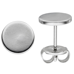 Ohrstecker Studs 8 mm aus Edelstahl Ohrringe