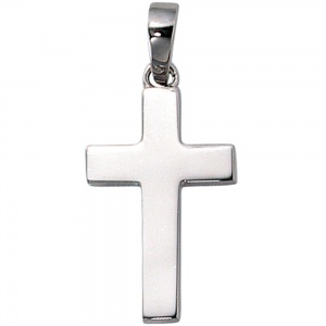 Anhänger Kreuz 925 Silber Kreuzanhänger Silberkreuz mit Kette 50 cm