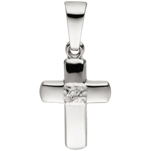 Anhänger Kreuz 333 Gold Weißgold Kreuzanhänger Goldanhänger