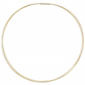 Halsreif 7-reihig 585 Gold Gelbgold 45 cm Goldkette Goldreif