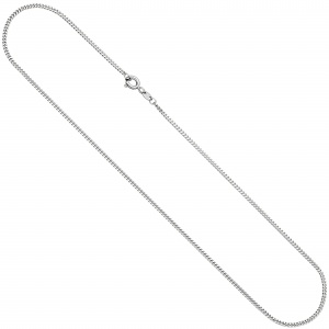 Panzerkette 333 Gold Weißgold 1,7 mm 38 cm Kette Halskette Weißgoldkette