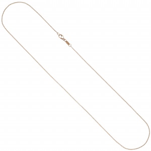 Ankerkette rund 585 Gold Rotgold 1,0 mm 42 cm Kette Halskette Rotgoldkette