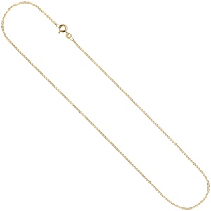 Schmuck-Set 333 Gold Gelbgold Granat-Herzen mit Kette 42 cm