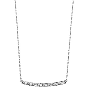 Collier Halskette 925 Sterling Silber 45 cm Kette Silberkette