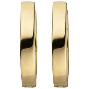 Creolen 585 Gold Gelbgold Ohrringe Goldohrringe