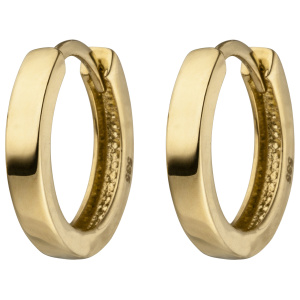 Creolen 585 Gold Gelbgold Ohrringe Goldohrringe