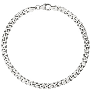 Panzerarmband 925 Sterling Silber 21 cm Armband Silberarmband