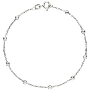 Armband mit kleinen Kugeln 925 Sterling Silber 18,5 cm