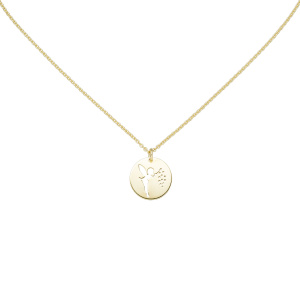 Collier Fee 925 Sterling Silber gold vergoldet 48 cm Silberkette Karabiner