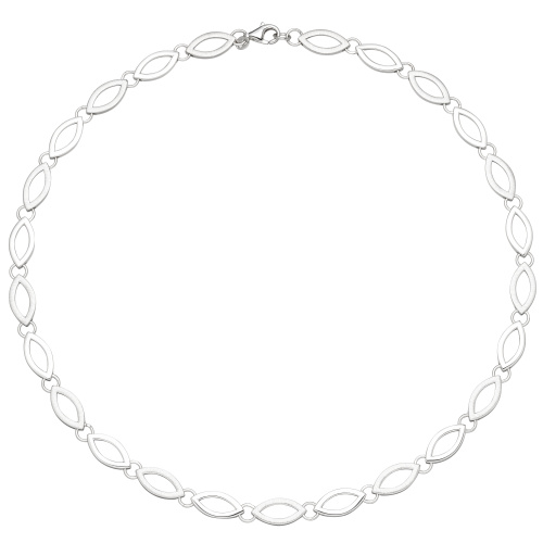 Collier Halskette 925 Sterling Silber 45 cm Kette Silberkette